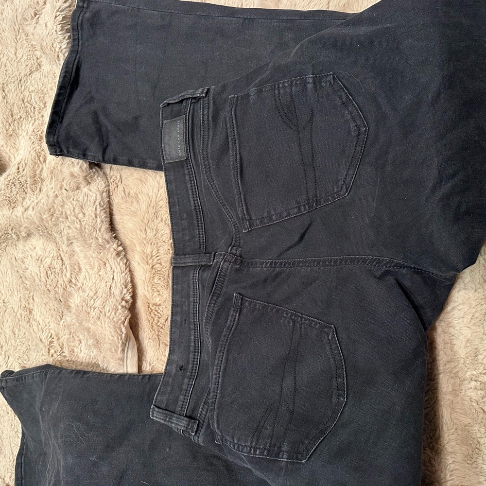 American Eagle Outfitters Black bootcut  Women’s Jeans size 10 X short - Picture 3 of 3